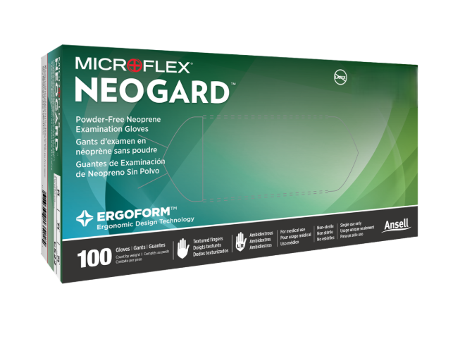 Microflex Neogard Powder-Free Latex-Free Gloves, X-Large