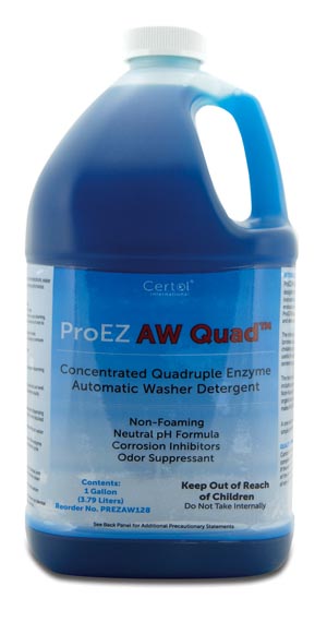 Certol ProEZ™ Aw Quad Enzyme Automatic Washer Instrument Detergent, 1 Gal Bottle