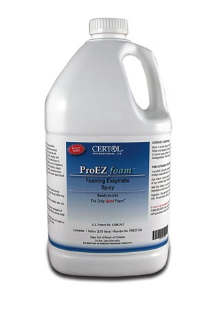 Certol ProEZ™ Foam Foaming Enzymatic Spray Detergent Refill Bottle , 1 Gal