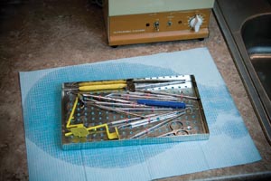 Tidi® Durawick™ Preparatory Mat for Ultrasonic Tool Cleaning, 13" x 18"