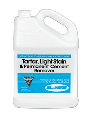 L&R Tarter, Light Stain & Permanent Cement Remover, Gallon Bottle
