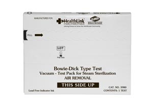 Healthlink-Clorox Bowie-Dick Type Test pack, 20 tst/pk