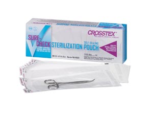 Crosstex Sure-Check Sterilization Pouch, 3½" x 9"