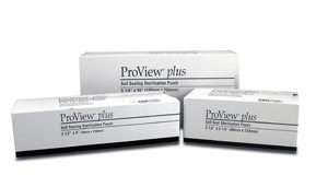 Certol Proview® Plus Self Seal Sterilization Cassette Pouch, 5¼" x 10"