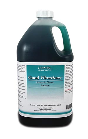 Certol Good Vibrations Multi-Purpose Ultrasonic Instrument Detergent, 1 Gal