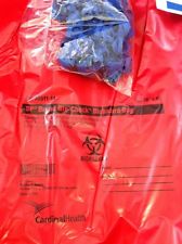 Medegen Autoclavable Biohazard Waste Bag, 14&quot; x 19&quot;, Red/ Black, 2 mil, 3-4 Gal
