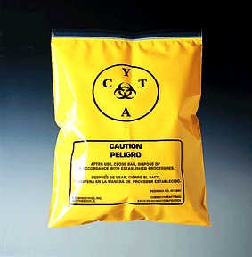Medegen Chemotherapy Waste Handling Transport Bag CYTA, 12" x 15"