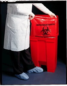 Medegen Sure-Seal™ Infectious Waste Bags, 28&quot; x 31&quot;, 1.25 mil, 20 gal, 250/cs