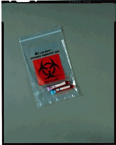 Medegen Lab Safe™ Laboratory Specimen Collection Bags, 9" x 12", Zip Closure