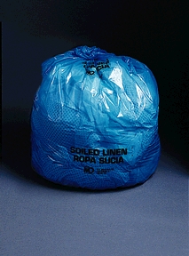 Medegen Sure-Seal™ Soiled Linen Linen Bag, 31" x 41", 1.0 mil, Blue