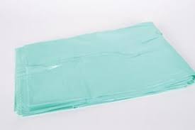 Medegen Polyethylene Can Liners, 40&quot; x 48&quot;, Mint Green, 1.2 mil