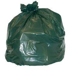 Medegen Polyethylene Can Liners, 40" x 46", Green, 16 mic