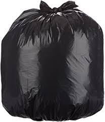 Medegen Polyethylene Can Liners, 38" x 60", Black, High Density, 19 mic