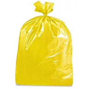 Medegen Polyethylene Can Liners, 35&quot; x 41&quot;, Yellow, 16 mic