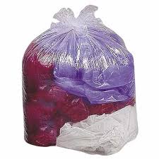 Medegen Polyethylene Can Liners, 27" x 40", Clear, 2 mil