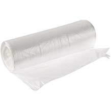Medegen Polyethylene Can Liners, 30" x 36", Low Density, White, 0.75 mil, 25 bg/rl