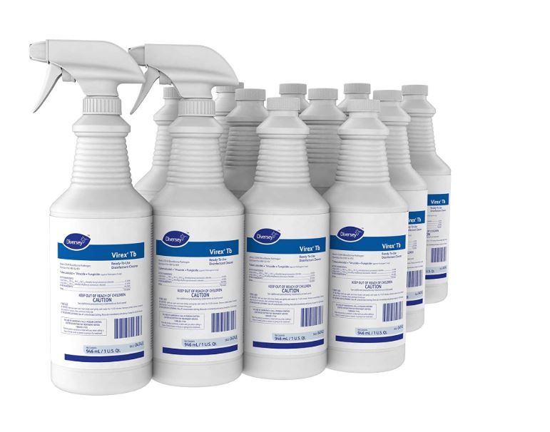 Bunzl/Diversey Disinfectant Cleaner, Deodorizer, 32 oz
