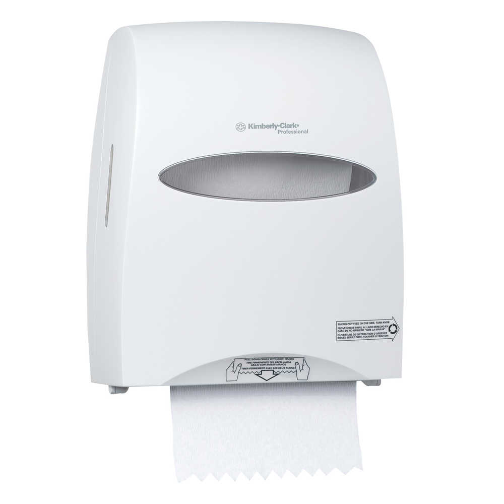 Kimberly-Clark Sanitouch Roll Towel Dispenser, Touchless, White