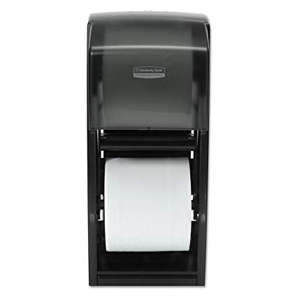 Kimberly-Clark Bath Tissue Dispensers, Standard Double Roll, Smoke/Grey