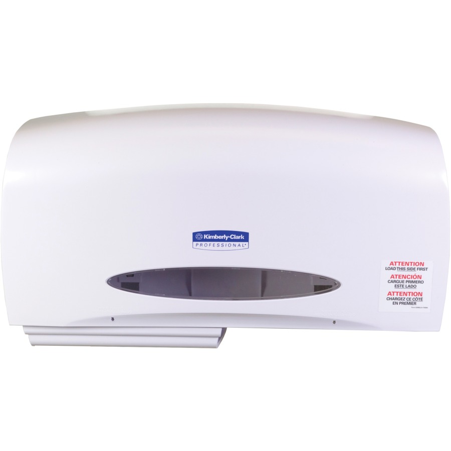 Kimberly-Clark Bath Tissue Dispensers, Coreless JRT Twin, White