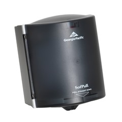 Georgia-Pacific Sofpull® Translucent Smoke Regular Capacity Centerpull Towel Dispenser