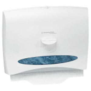 Kimberly-Clark Windows® Toilet Seat Cover Dispenser, Pearl White