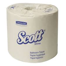 Kimberly-Clark Scott Standard Roll Bathroom Tissue, Recycled, 506 sheets/rl