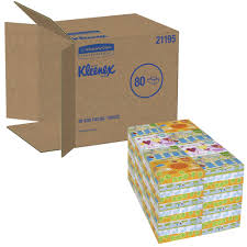 Kimberly-Clark Kleenex® Jr. Facial Tissue, 2-Ply, White, 40 sheets/ctn