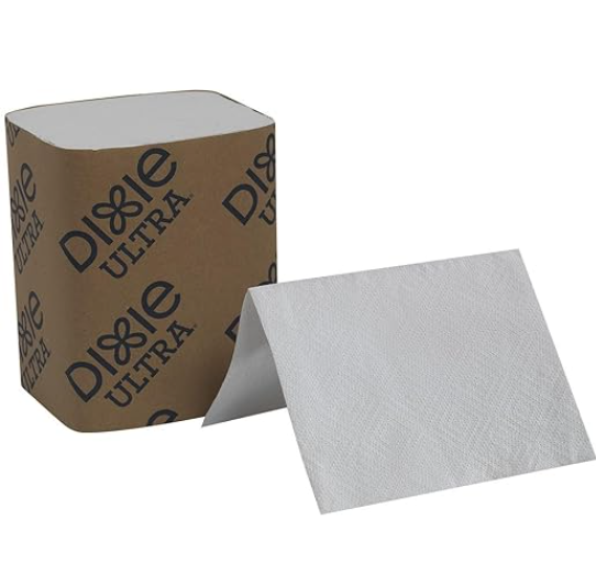 Georgia-Pacific Dixie Ultra Interfold 2-Ply Napkin Dispenser Refill, White