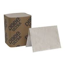 Georgia-Pacific Dixie Ultra Dispenser Napkins, 2-Ply, Brown, 250sht/pk