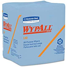 Kimberly-Clark Wypall® L40 Wipers, Blue, 56 sheets/pk