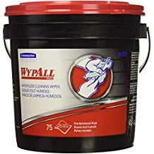 Kimberly-Clark Wypall® Waterless Cleaning Wipes, 9.5" x 12", 75 sheets/pk