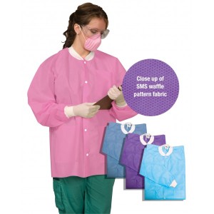 Medicom Safewear™ High Performance Lab Coat, Tropical Teal, Small