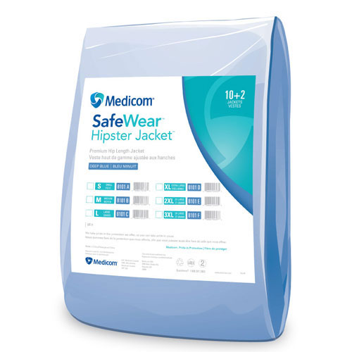 Medicom Safewear™ High Performance Lab Coat, Soft Blue, Medium