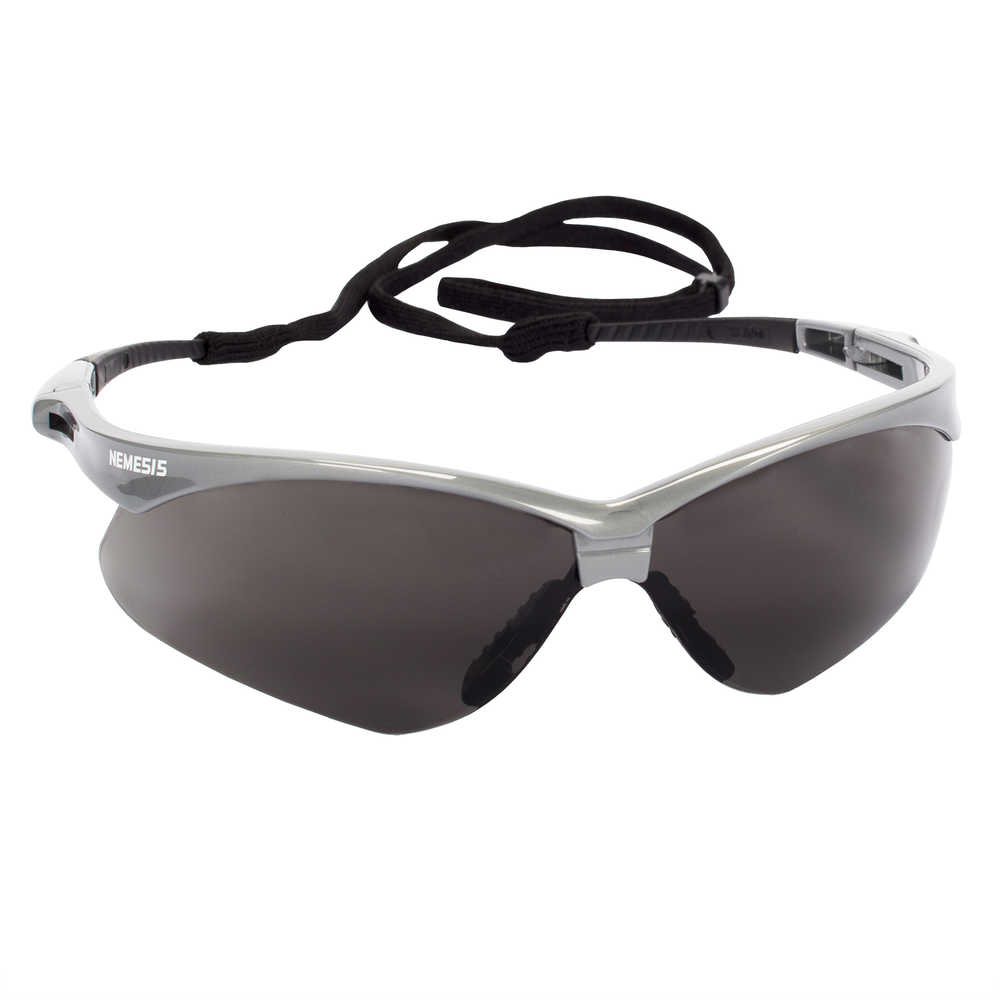 Kimberly-Clark Jackson Safety V30 Nemesis Safety Eyewear, Amber Lens, Anti-Fog, Black Frame