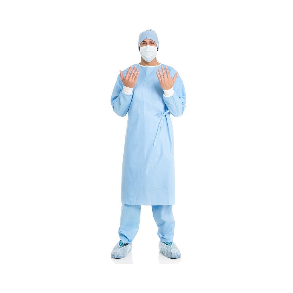 Halyard Evolution 4 Fabric-Reinforced Surgical Gown, Green, Large