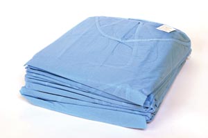 AMD Medicom Isolation Gown, Regular, Blue