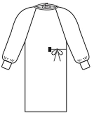 Halyard Standard Surgical Gown, Towel, Sterile, Large