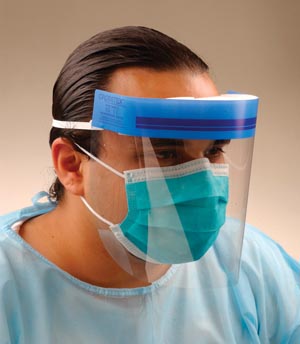 Crosstex Face Shield, Elastic Headband, Clear