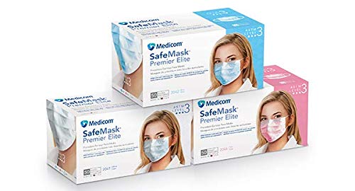 Medicom Safe+Mask® Premier Elite Earloop Mask, White