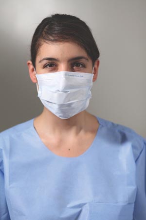 Halyard KC100 Procedure Mask, ASTM Level 1, Earloops, Blue