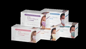 Medicom Safe+Mask® Premier Earloop Mask, Pink