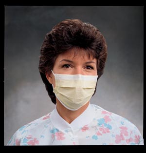 Halyard Procedure Mask, Yellow