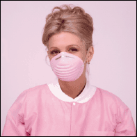 Maytex Cone Mask Latex-Free (Coated W/Water Repellant) 50/BX 12BXS/CS