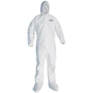 Kimberly-Clark Kleenguard A40 Hooded Coverall, XXX-Large Zip Front