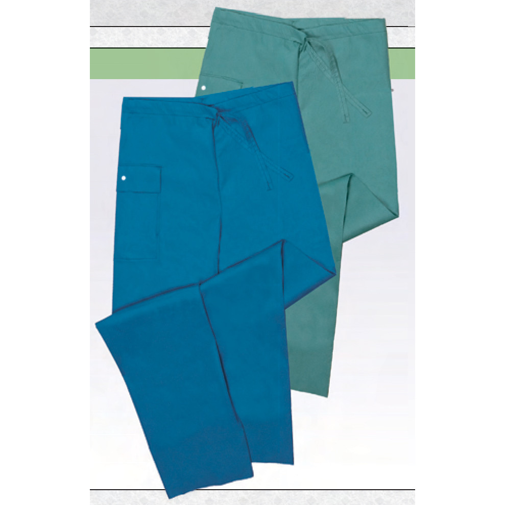 Molnlycke Barrier® Mens Drawstring Pants, Slate Green, Large Drawstring