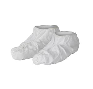Kimberly-Clark Kleenguard A40 Liquid &amp; Particle Shoe Cover, Universal, White