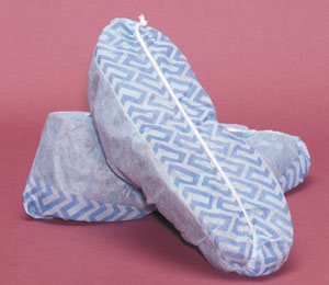 AMD Medicom Shoe Cover, Non-Skid, Blue, X-Large