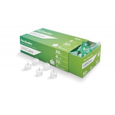 Ultimed Ulticare Pen Needles/4mm Depth, 32G x 5/32"