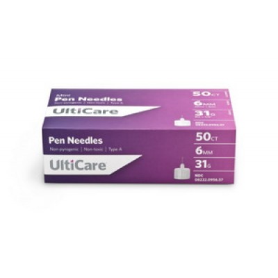 Ultimed Ulticare Pen Needles/6mm Depth, 31G x ¼"